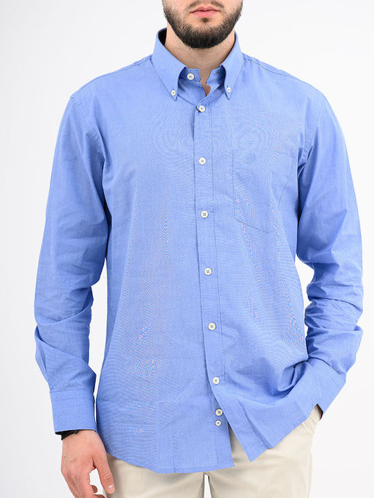 Long Sleeve Shirt in Regular Fit Light Blue