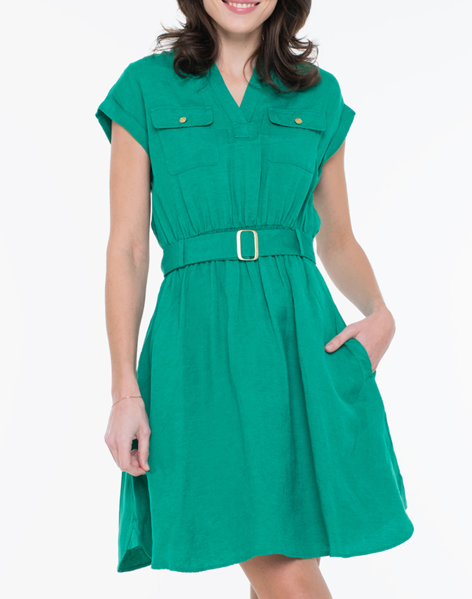 green emerald velvet dress Tommy Hilfiger Women's Dresses fit and Flare,Abundant Green Multi,2 at  Amazon Women's Clothing store