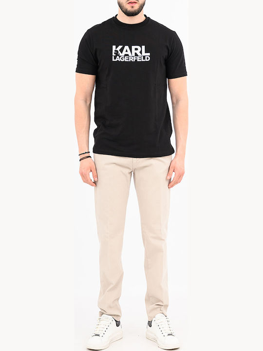 Herrenhose Chino Elastisch Schlank Passform Creme