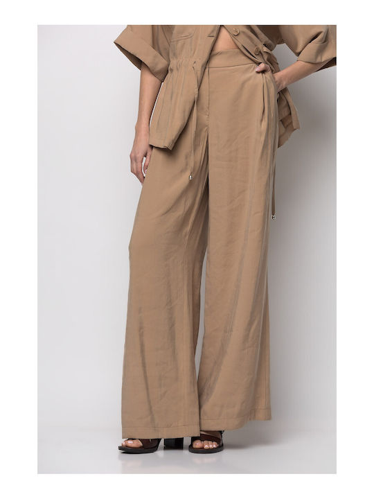 Women's Beige Set with Trousers