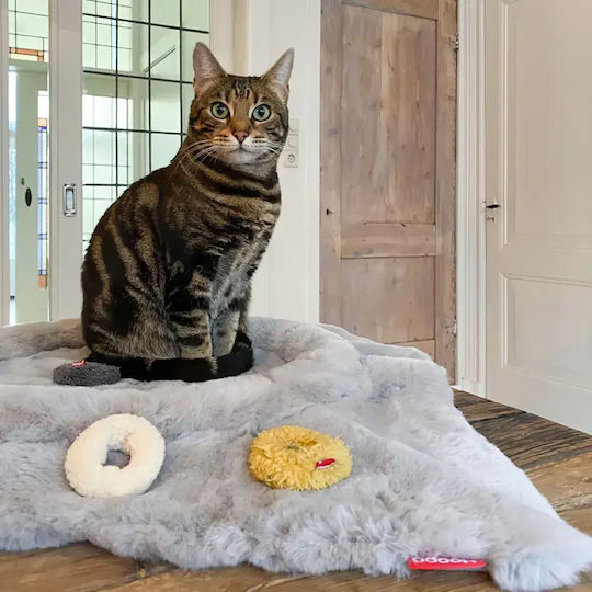 Cat Bed Hoopo Flip Gray