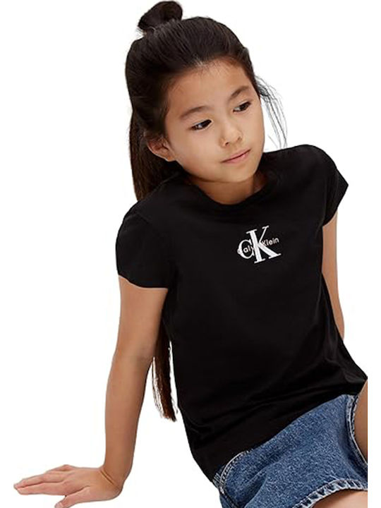 Παιδικό T-shirt Μαύρο Monogram Top