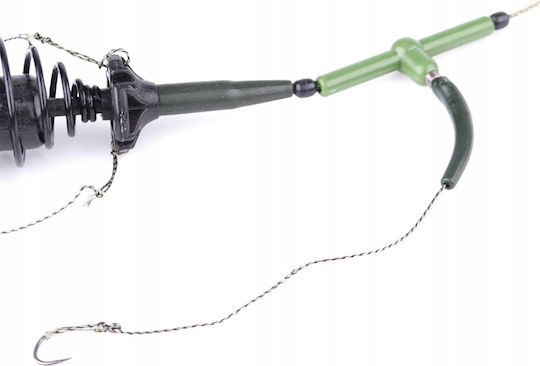 Set Coș Pescuit La Feeder Grunt 3 Cârlige Crap Plătică Amur 70g
