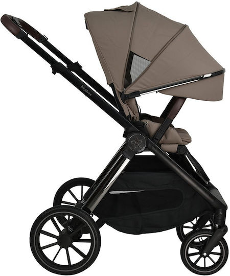 Bebe Stars Mythos Reversible Baby Stroller Suitable for Newborn Natural Beige