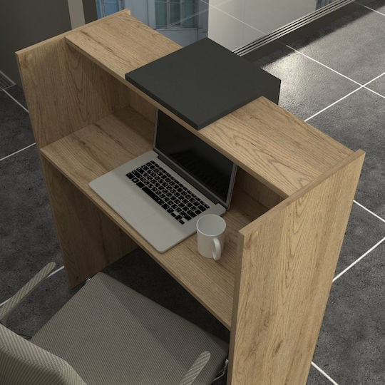 Birou Recepție Hola Front Desk Unicutil Bej-gri 90 Cm