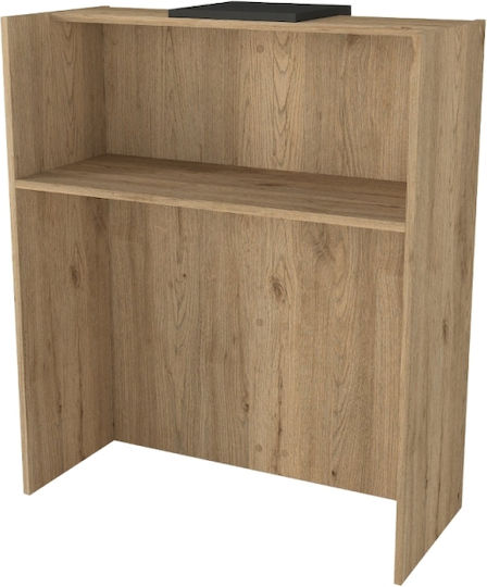 Birou Recepție Hola Front Desk Unicutil Bej-gri 90 Cm