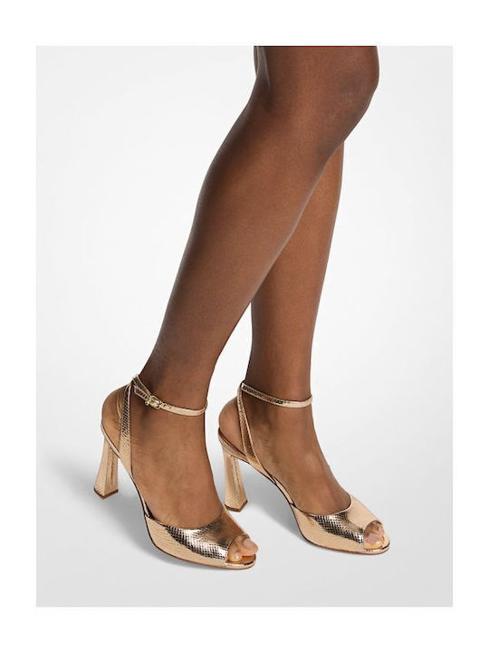 Leather Sandals Gold