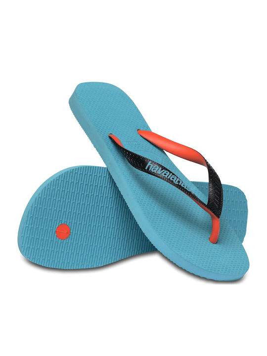 Top Mix Men's Flip Flops Light Blue