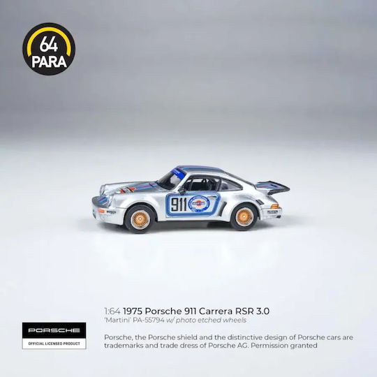 Model Mașină Porsche 911 3.0 Rsr Martini 1974 Scara 1:64