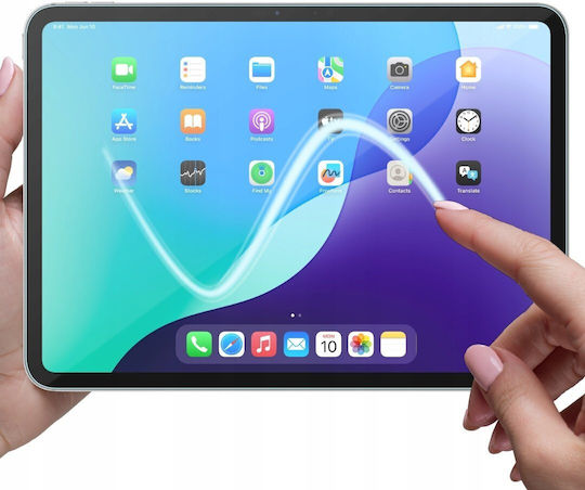 GrizzGlass Ceramic Privacy Tempered Glass (iPad Air 13" 2025) Black