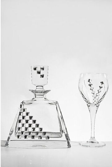 Verorama Wedding Decanter Made of White Crystal
