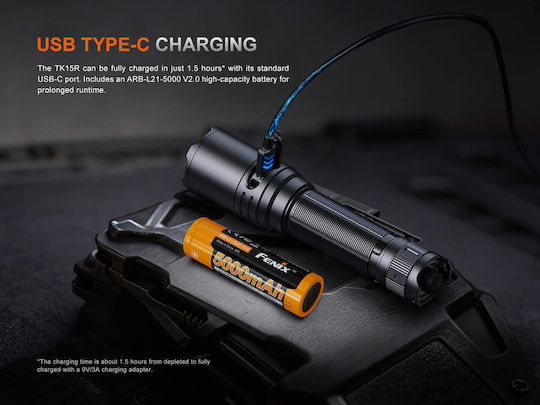 Fenix Rechargeable LED Head Flashlight IP68 with Maximum Brightness 2000lm