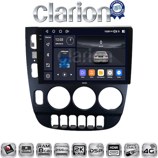 Clarion Автомобилна Аудио Система За Mercedes-Benz ML 1998 > 2002 Bluetooth USB Вграден Wi-Fi GPS Apple CarPlay Android Auto