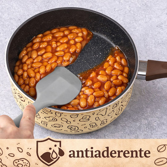Bakaji Bakaji Pots Set with Non-stick Interior Coating 3 Pieces
