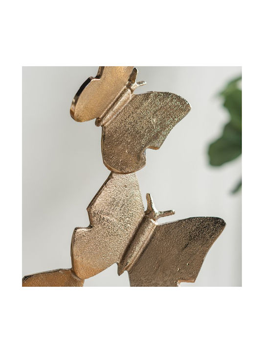 Artekko Decorative Butterfly Made of Metal 25x7.5x40cm