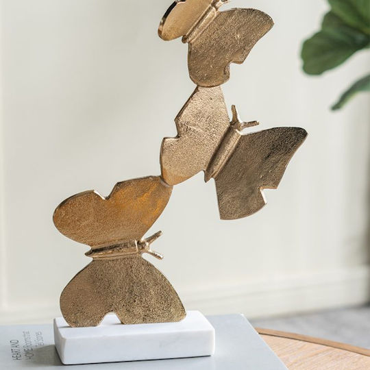 Artekko Διακοσμητική Πεταλούδα από Μέταλλο 25x7.5x40cm