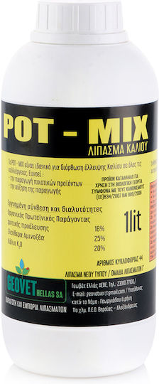 Geovet Potassium Pot Mix Liquid Fertilizer Amino acids 1lt