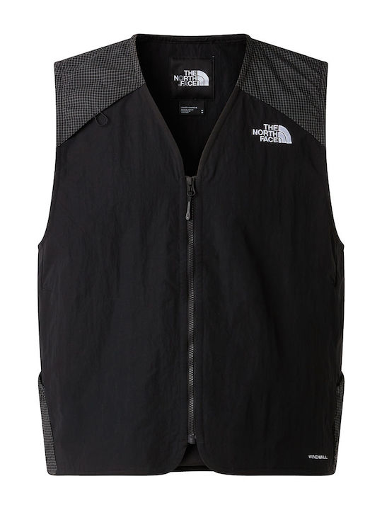 Ärmellose Herren Jacke Schwarz
