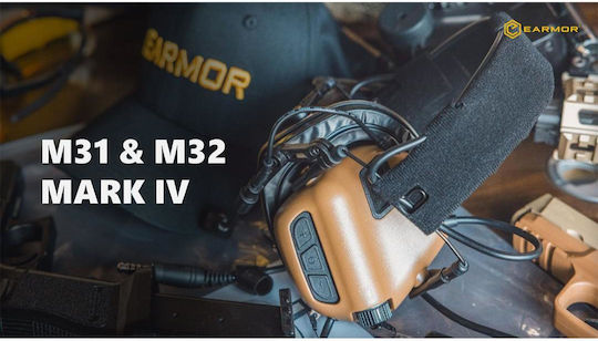 Opsmen M32_MARK-4_CB Ηλεκτρονικές Ωτοασπίδες με Στέκα