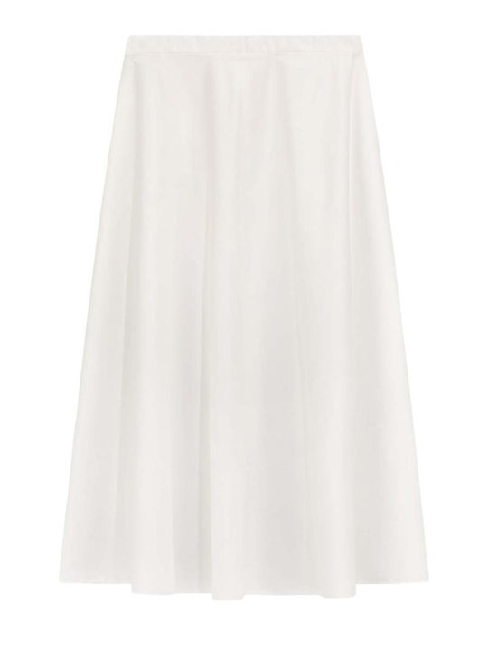 Midi Skirt White