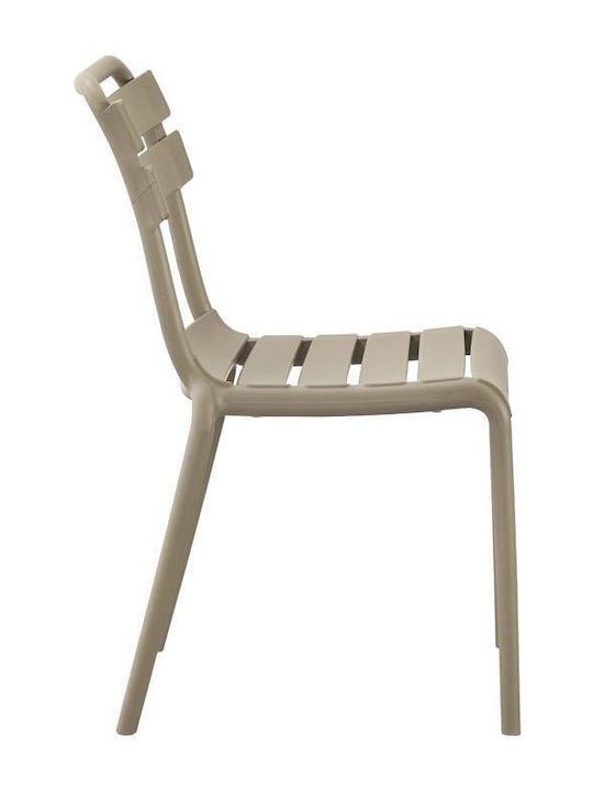 Outdoor Chair Polypropylene Olivia Khaki 43x58x81cm