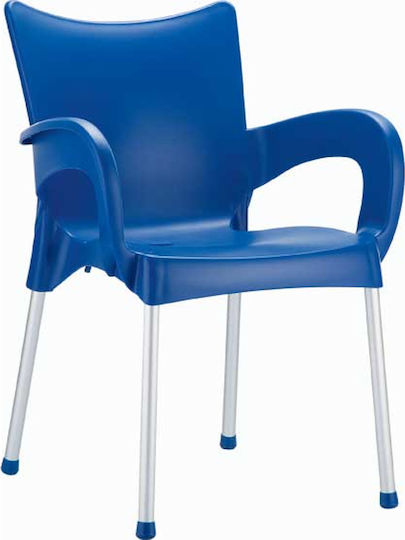 Stuhl Romeo Blau 58x53x83cm