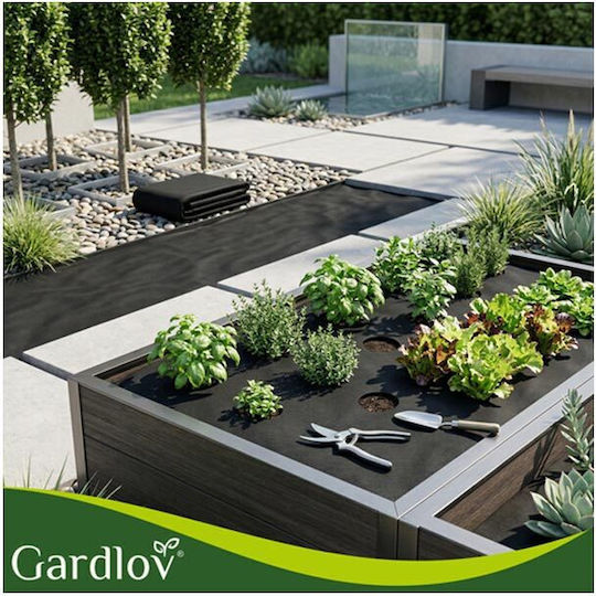 Agro Textile Weed Control Fabric 1.6x20m 50g/m Black UV Protection Gardlov