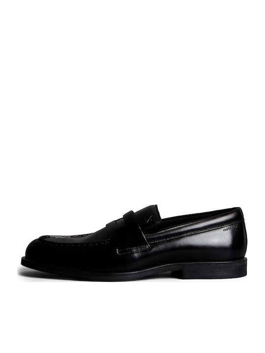 Δερμάτινα Ανδρικά Loafers σε Μαύρο Χρώμα