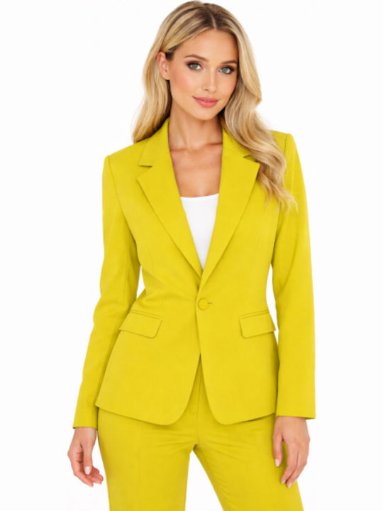 Morena Spain Women's Blazer Green SL-18935NV-26JA-LACHAN