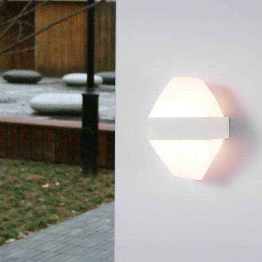 Alista Home Στεγανό Επιτοίχιο Εξωτερικό Φωτιστικό LED 10W