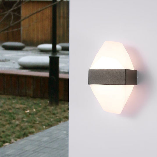 Alista Home Στεγανό Επιτοίχιο Εξωτερικό Φωτιστικό LED 10W
