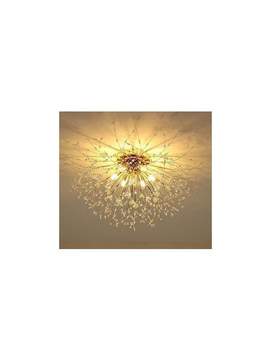 Lightplanet Deckenleuchte mit Kristallen 35x35cm