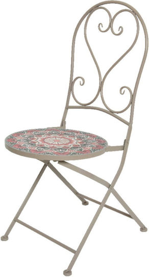 Schmiedeeisen Beige 806200 46x39x93cm