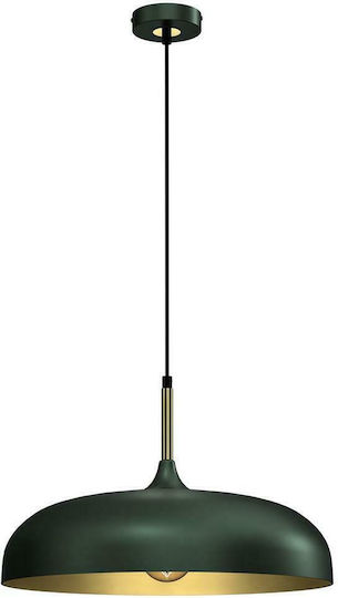 Eko Light Lincoln Lustră Suspendată Verde 45cm.