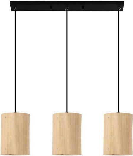 Agora Lighting Ρυθμιζόμενο Κρεμαστό Φωτιστικό Μαύρο Boho Ράγα με Ντουί E27