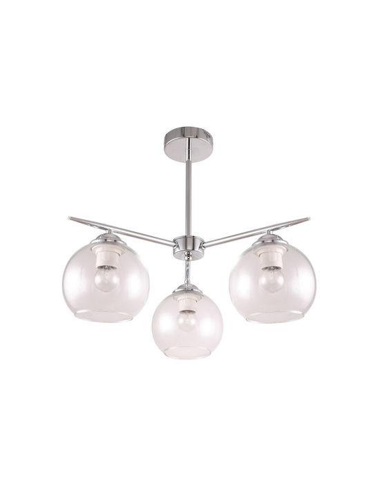 Agora Lighting Hängelampe Nova Kugel mit Fassung E27 50x50x40cm.