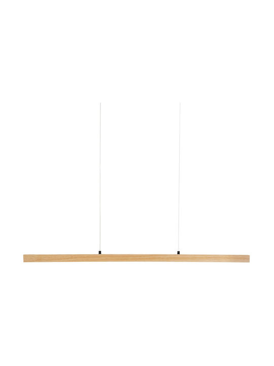 Beliani Hängelampe Braun LED
