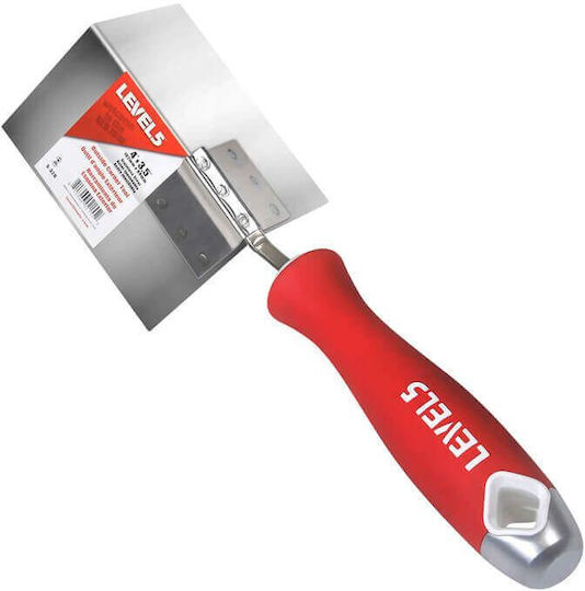 Level 5 Eckspatel Metallisch mit Kunststoffgriff 5-320