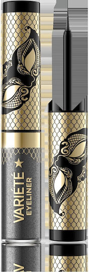 Eveline Cosmetics Eveline Cosmetics Variete Colored Eyeliner In An Inkwell 04 Silver Dust 4ml
