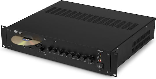 Power Dynamics PRC120 Amplificator PA 120W – Amplificator Mixer cu CD Player Bluetooth MP3 (8 Ohm / 100V) 952.158