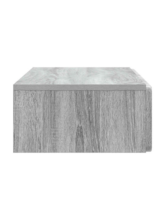 Нощно Шкафче Дървено Сиво 87.5x34.5x17см