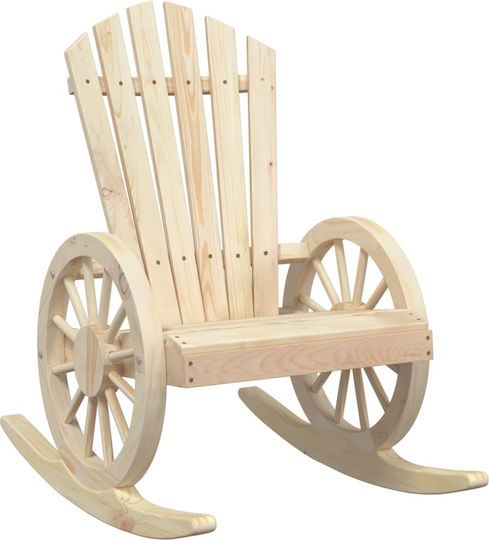 Κουνιστή Adirondack Ελάτης 62x89x99εκ.