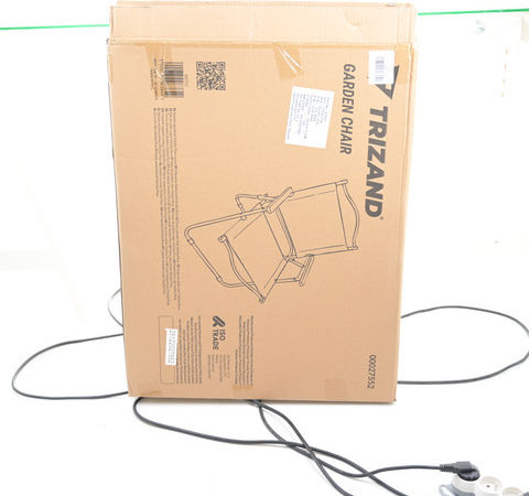 Trizand Καρέκλα Παραλίας Μαύρη 75.5x58.5x53.5εκ.