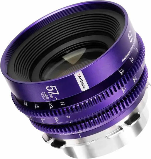7artisans Full Frame Φωτογραφικός Φακός Floral Bloom Σταθερός για Arri PL Mount Μωβ