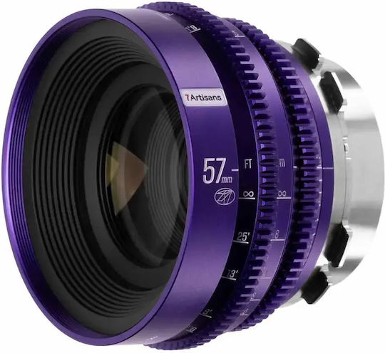 7artisans Full Frame Φωτογραφικός Φακός Floral Bloom Σταθερός για Arri PL Mount Μωβ