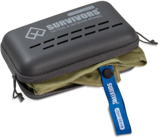 Πετσέτα Microfleece Θήκη Μεταφοράς Light Gear Survivors Χακί