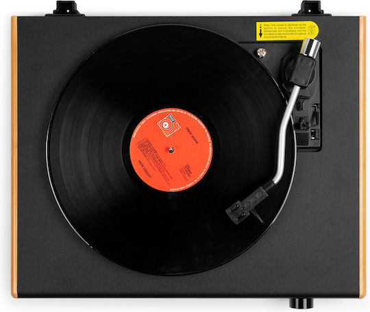 Audizio RP337BB 102.183 Грамофон с Директно Задвижване Предусилвател и Вградени Говорители Кафяв
