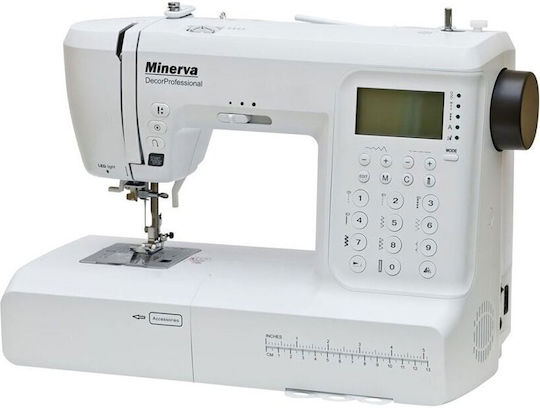 Minerva Επαγγελματική Ραπτομηχανή Λευκή