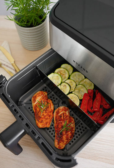 Mozano Home Air Fryer με Wi-Fi 8lt Μαύρο
