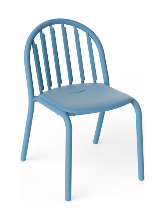 Outdoor-Stuhl Aluminium Wave Blue 2Stück 52x56x80.5εκ.